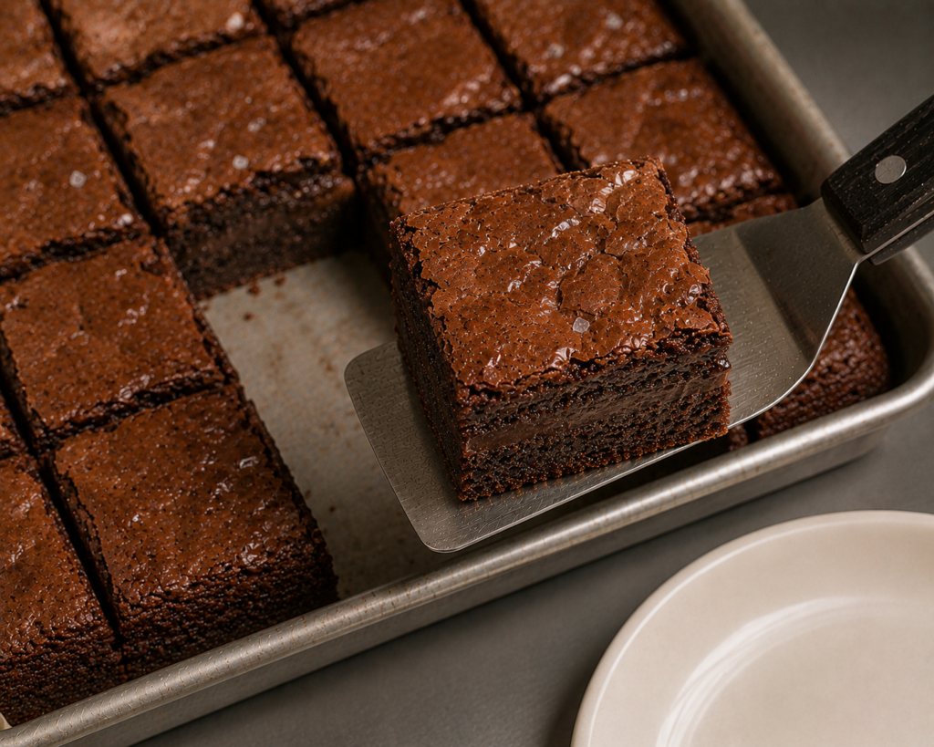 BROWNIE NGUYÊN BẢN ĐẬM ĐẶC CHOCOLATE BÊN MỀM